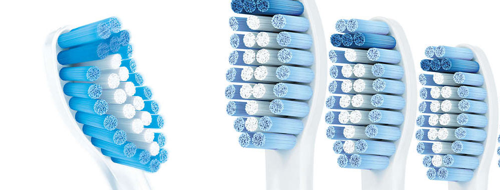 Wybór końcówek do szczoteczki sonicznej Philips Sonicare